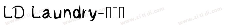 LD Laundry字体转换